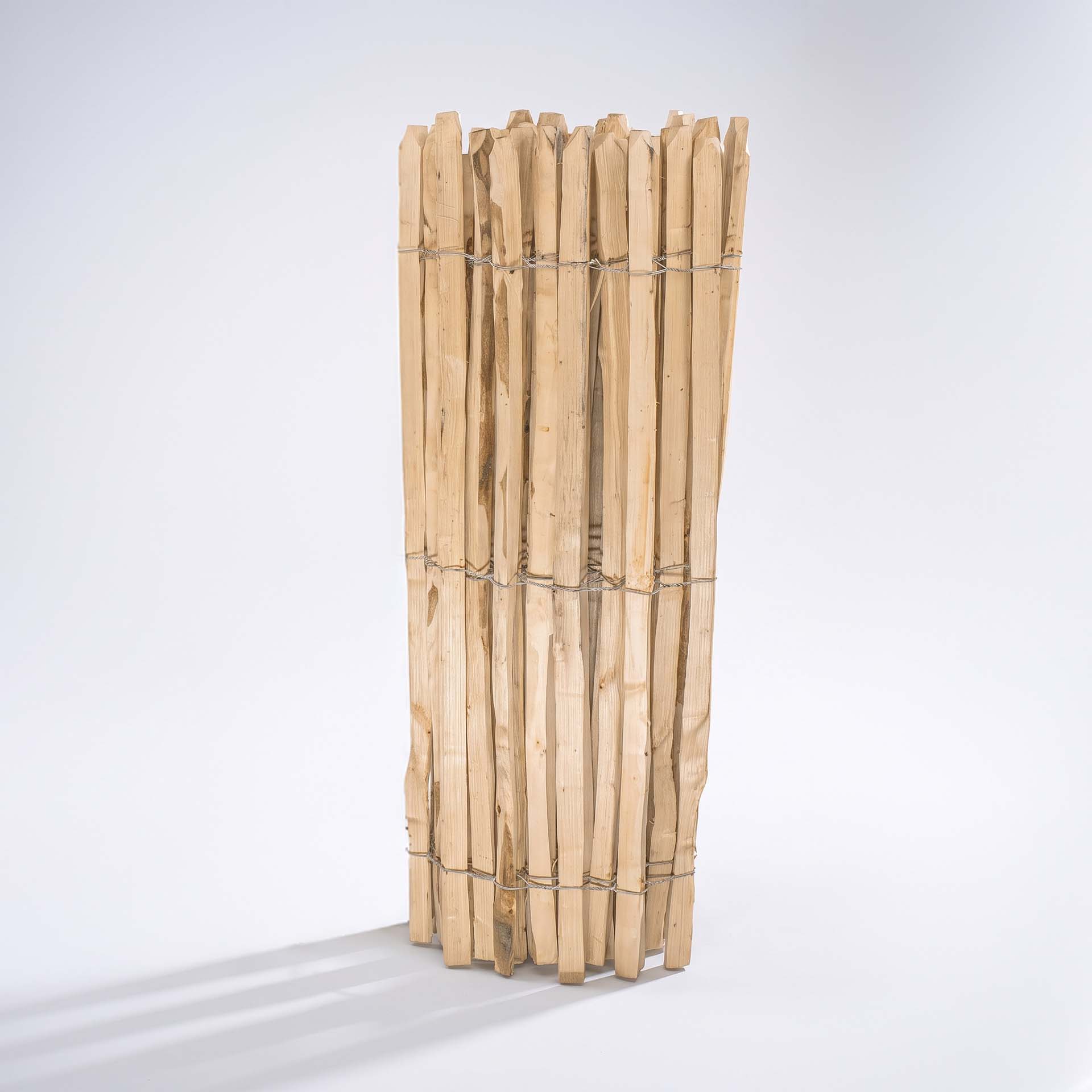 Englischer Staketenzaun Kastanie - Länge 5 Meter, Höhe 122 cm, Lattenabstand 4-6 cm