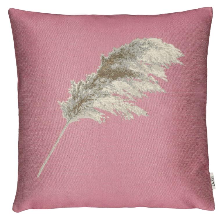 Kissenhülle Coronel, Motiv Pampashalm, pink/rosa, 50x50 cm