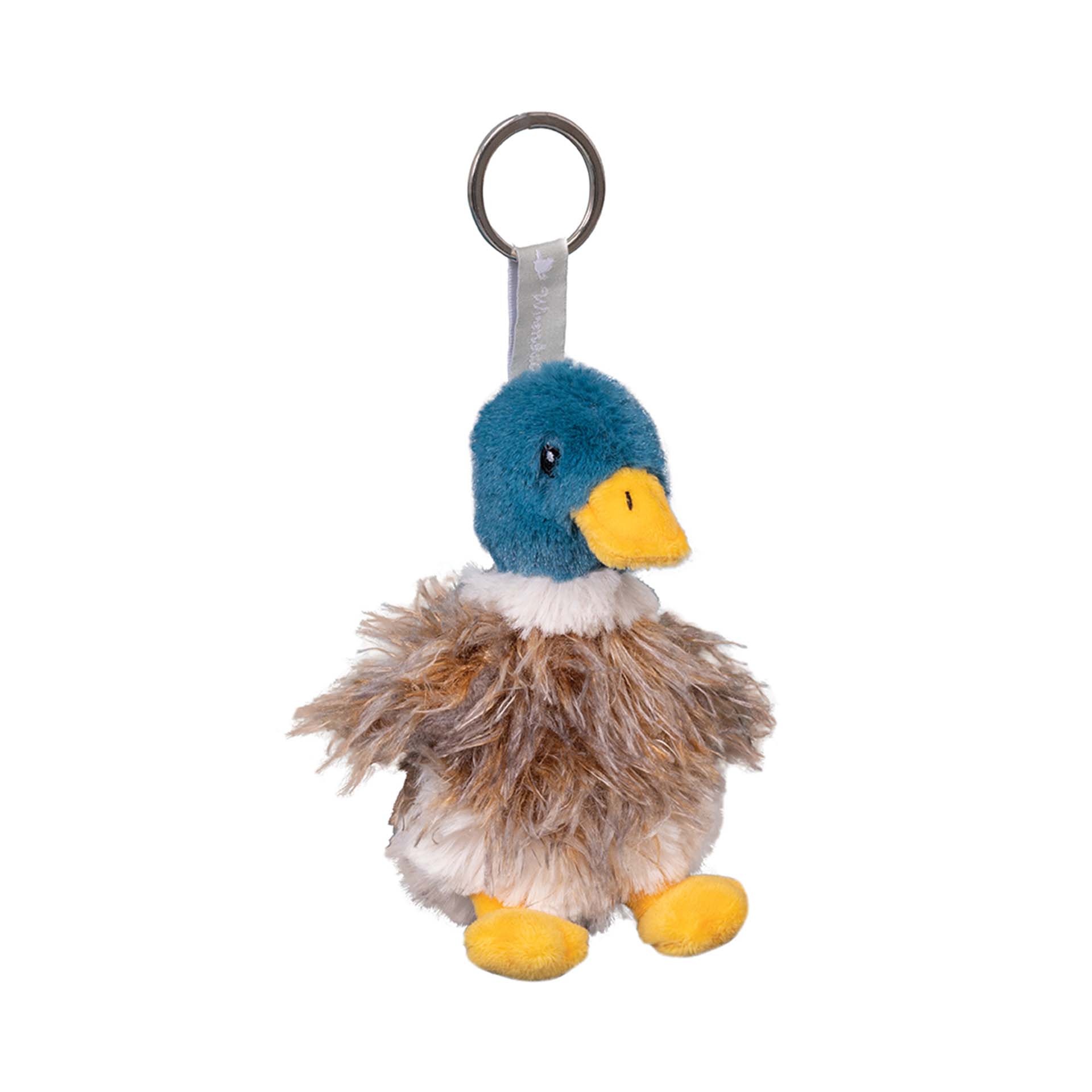 Schlüsselanhänger Mini Plüschtier, Ente "Webster"