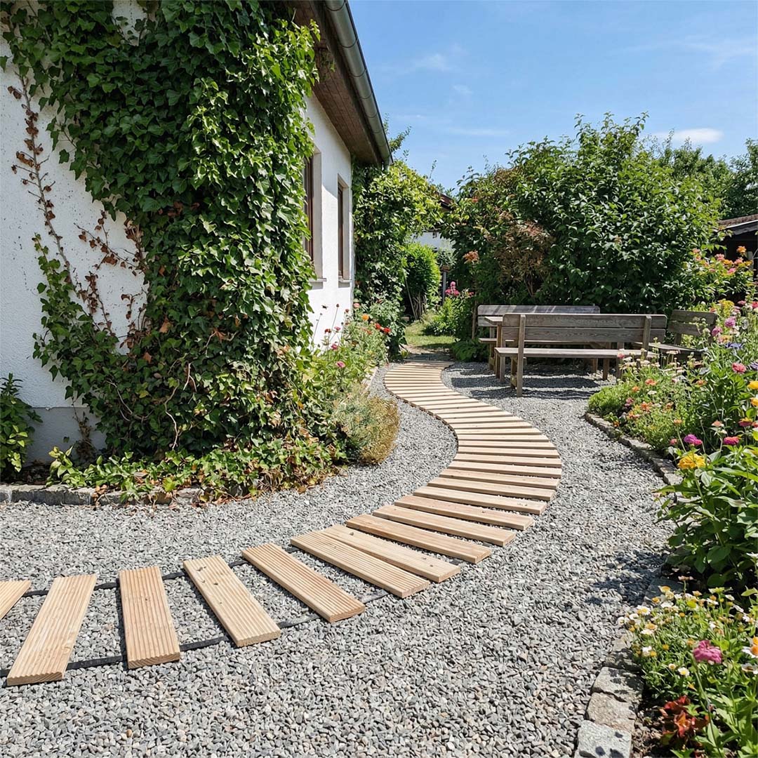 Gartenweg, Rollweg - Länge 2,50 Meter, Breite 40 cm, Abstand 8 cm