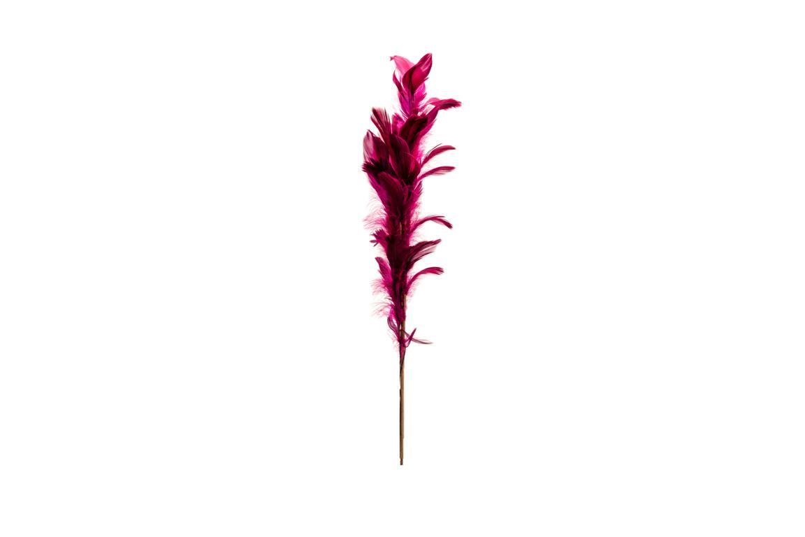 Colmore Stab mit Federn, beere/lila, ca.60cm