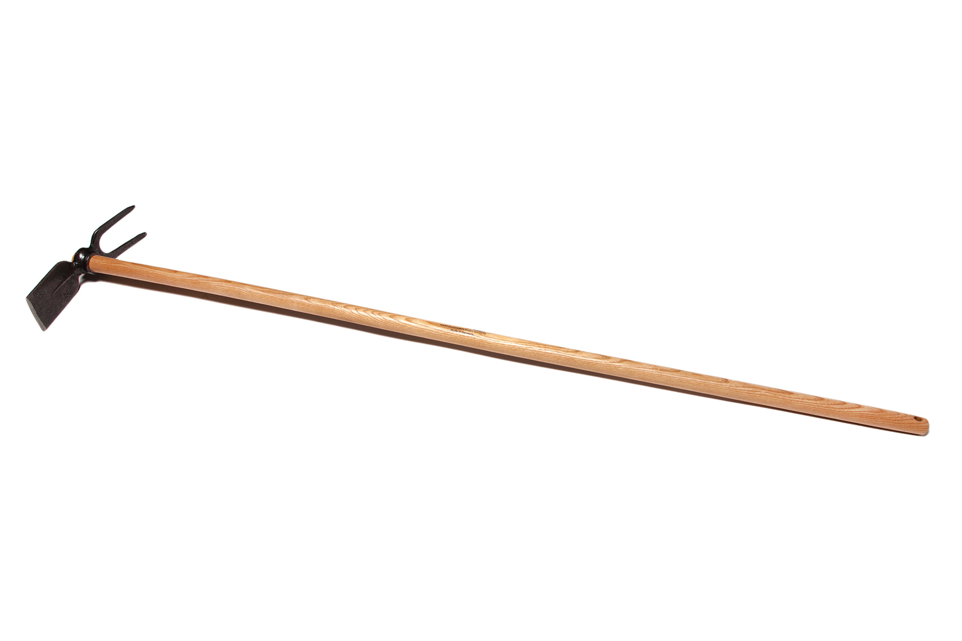 Krumpholz Gartenhacke 2-zinkig, m. lack. E.-Stiel 130cm Krumpholz Gartenhacke 2-zinkig, m. lack. E.-Stiel 130cm