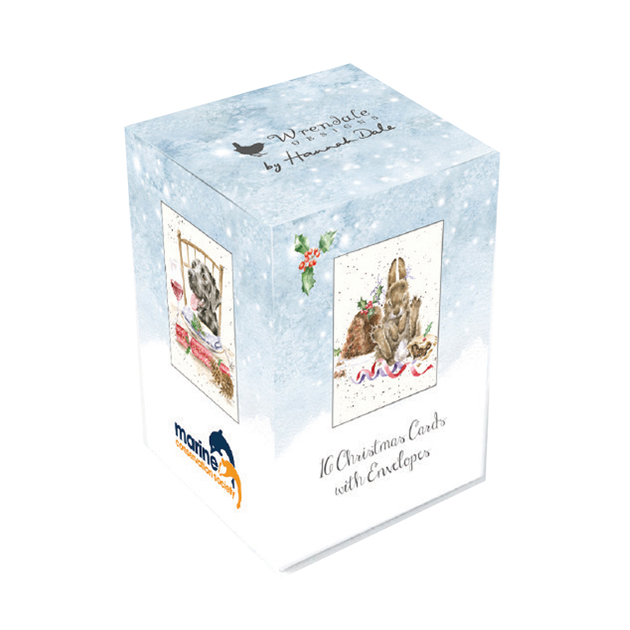 Wrendale weihnachtliches Mini-Karten Set, in Box, 16 Karten, 4 verschiedene Motive Hund/Hase/Esel/Mäuse, 10x5cm Wrendale weihnachtliches Mini-Karten Set, in Box, 16 Karten, 4 verschiedene Motive Hund/Hase/Esel/Mäuse, 10x5cm