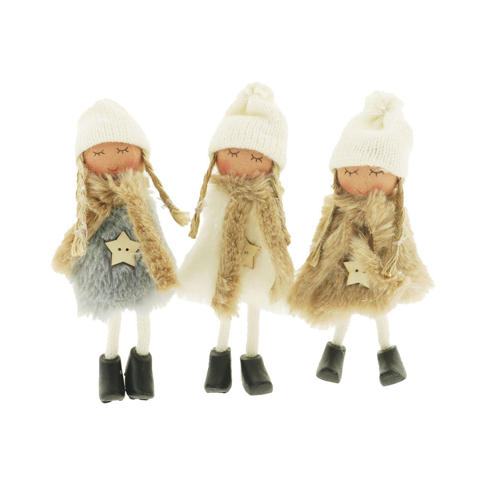 Deko Figur kleines Mädchen, Farbe Braun Deko Figur kleines Mädchen, Farbe Braun