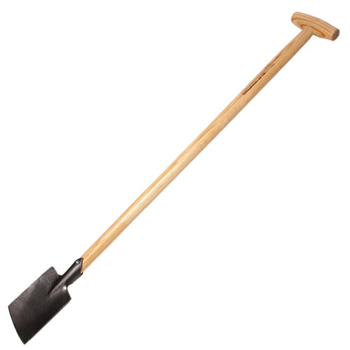 Krumpholz Handspaten, geschmiedet, mit 80cm langem, lackiertem Eschen-T-Stiel Krumpholz Handspaten, geschmiedet, mit 80cm langem, lackiertem Eschen-T-Stiel