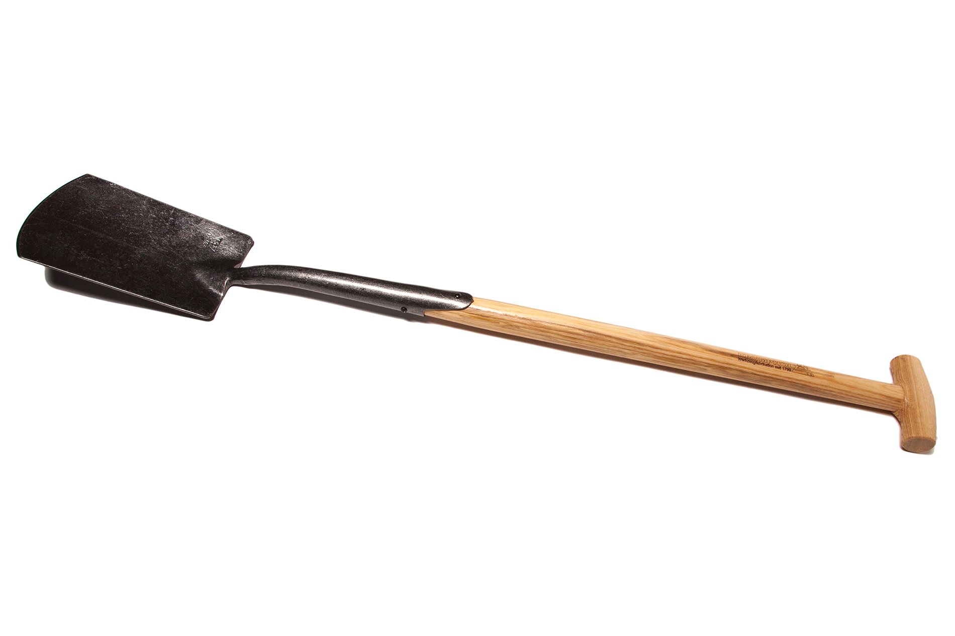 Krumpholz Gärtnerspaten (aus einem Stück Stahl geschmiedet) "Englische Form" mit Eschen-T-Stiel (80 cm) Krumpholz Gärtnerspaten (aus einem Stück Stahl geschmiedet) "Englische Form" mit Eschen-T-Stiel (80 cm)