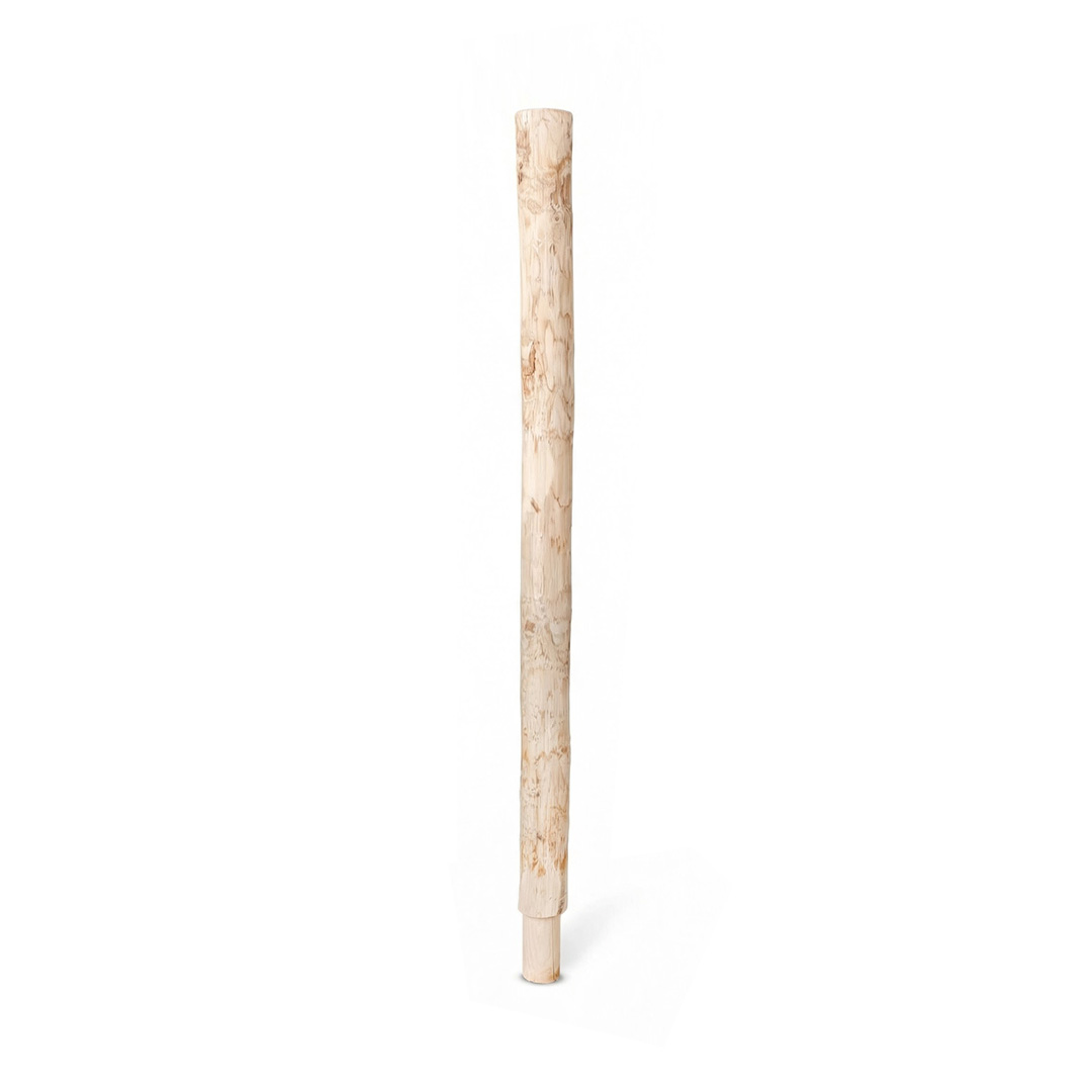 Teilgefräste Pfosten 200 cm für Einschlag- und Aufschraubhülsen 80 mm, Kastanie Teilgefräste Pfosten 200 cm für Einschlag- und Aufschraubhülsen 80 mm, Kastanie