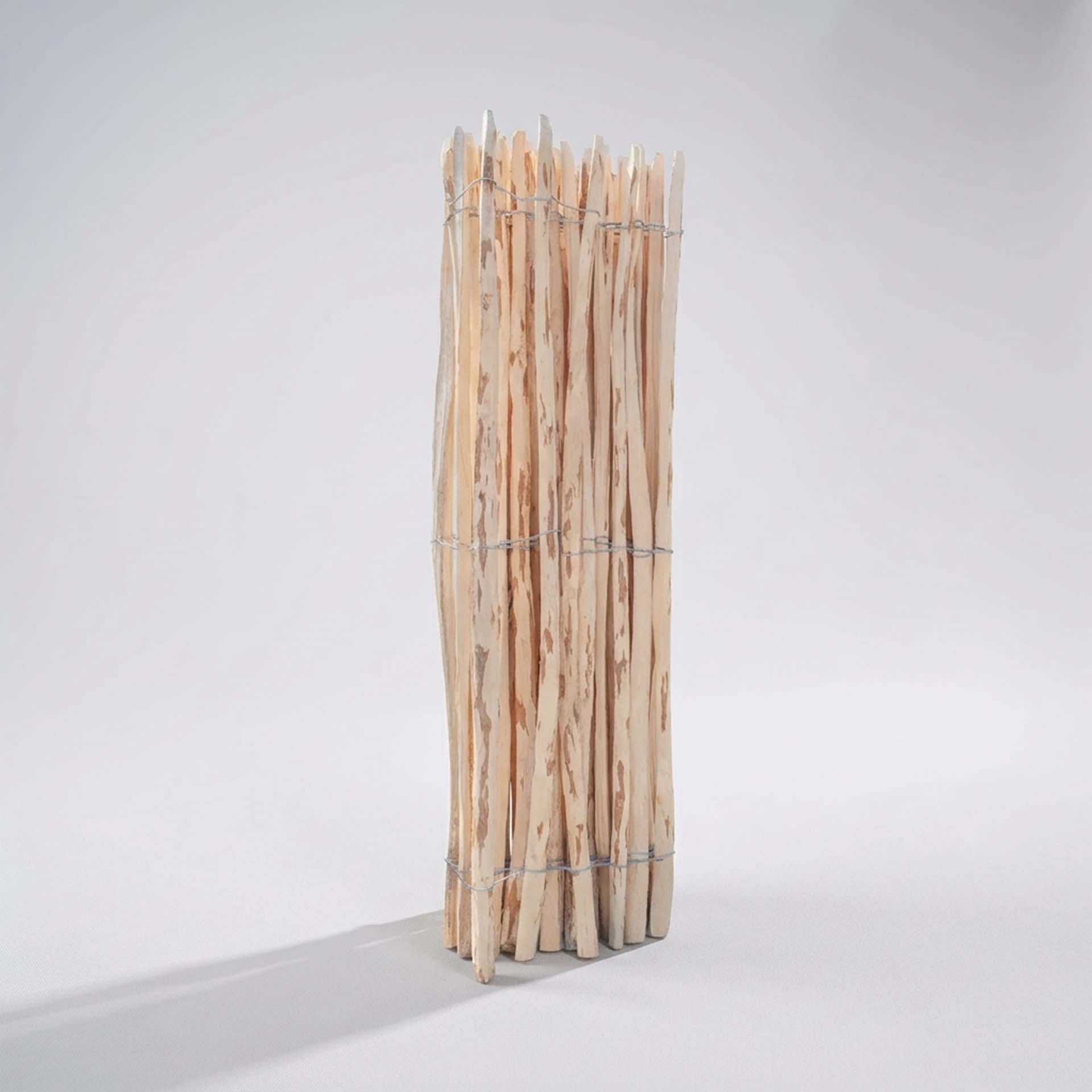 Staketenzaun Haselnuss Höhe 150 cm, Länge 5 Meter Lattenabstand 7-9 cm