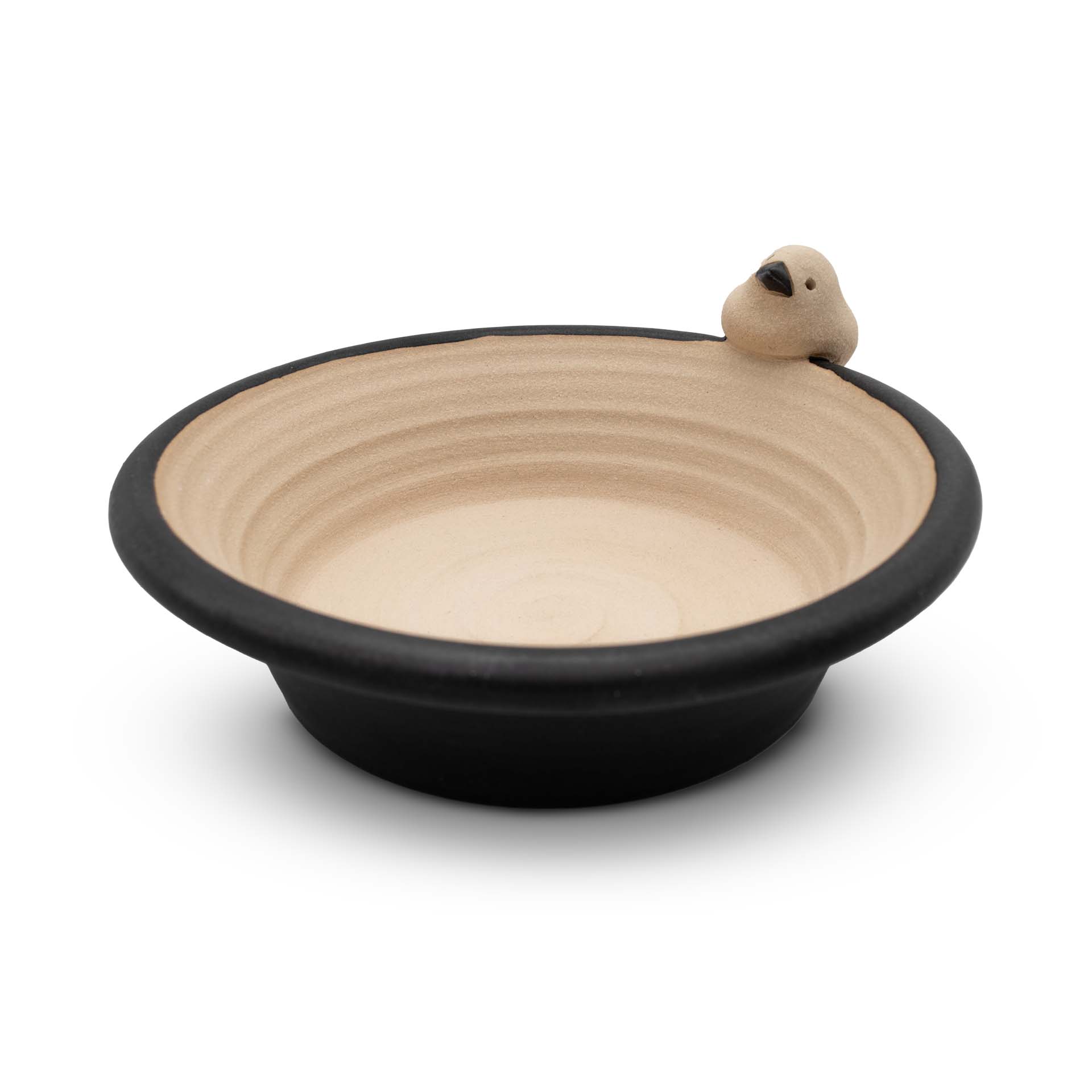 Vogeltränke mini, mit einem Vogel, D 22cm, Farbe Natur Vogeltränke mini, mit einem Vogel, D 22cm, Farbe Natur
