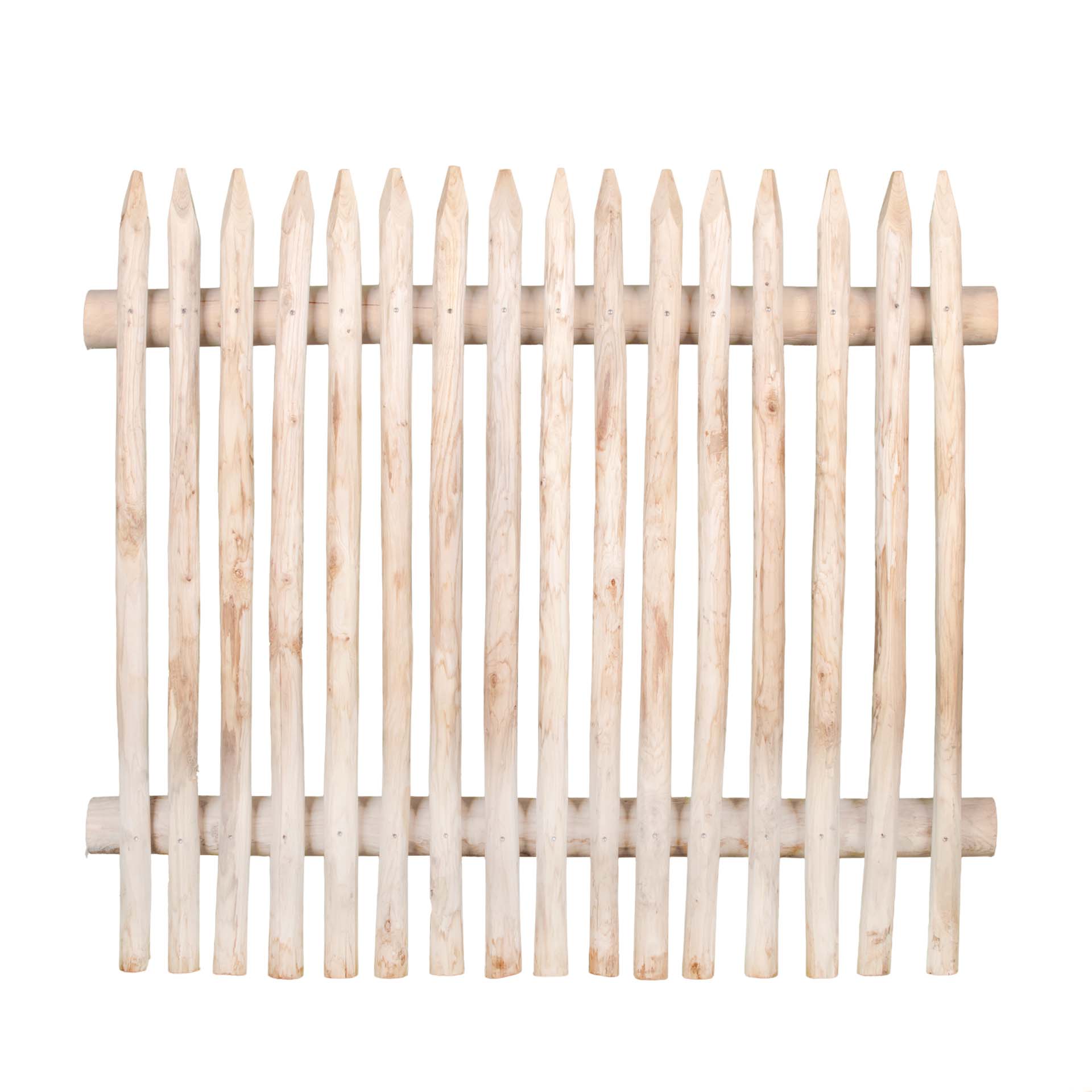Polderzaun-Element aus Edelkastanie Polderzaun-Element aus Edelkastanie Bausatz 150 cm 120 cm