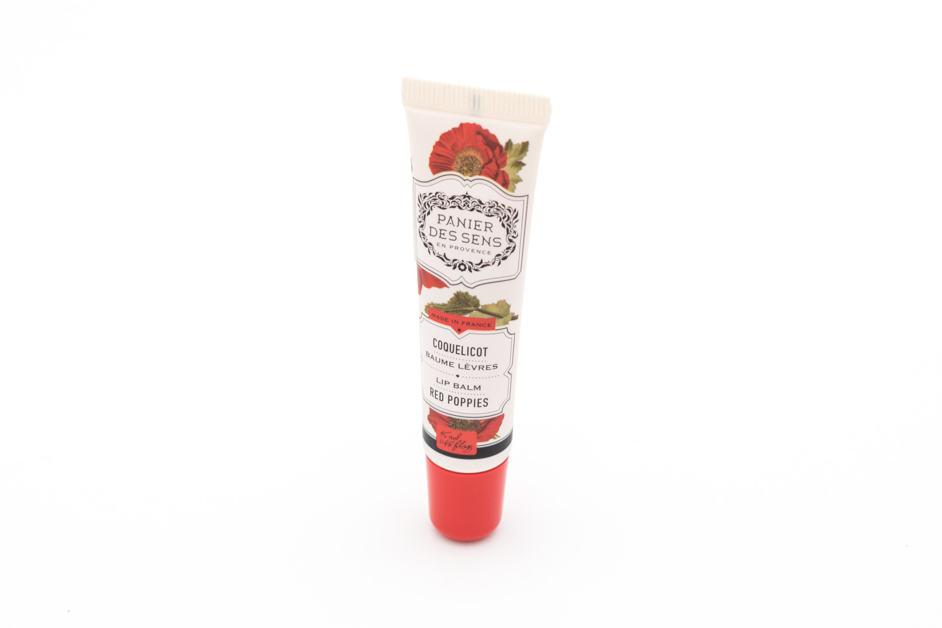 Panier des Sens Lip Balm/ Lippenbalsam Mohnblume, Red Poppies, 15 ml