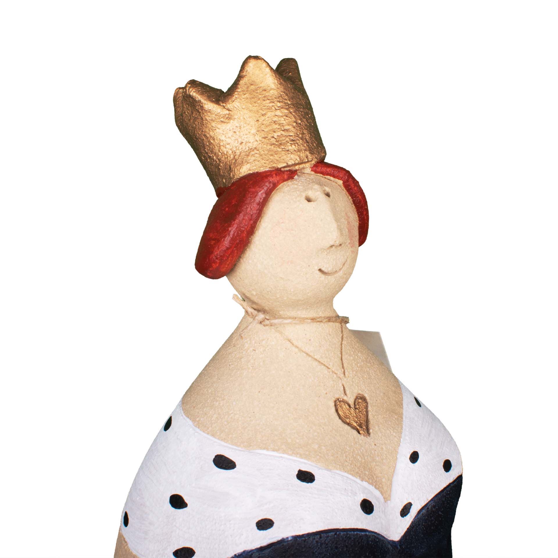Zauntier, Zaunhocker Royals "Sie", blau