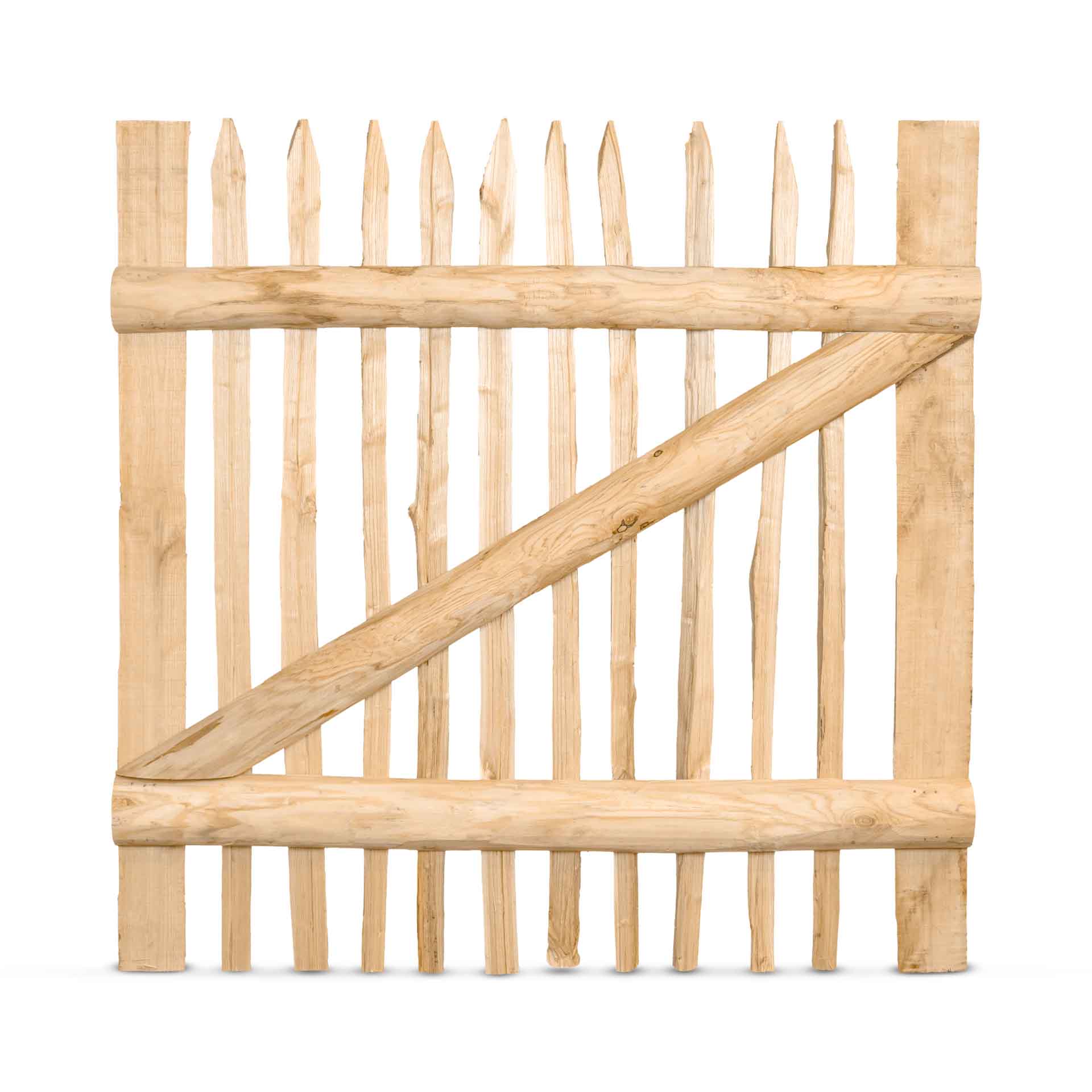 Schapenhek poort (gespijkerde versie), kastanje B100 cm H100 cm Schapenhek poort (gespijkerde versie), kastanje B100 cm H100 cm