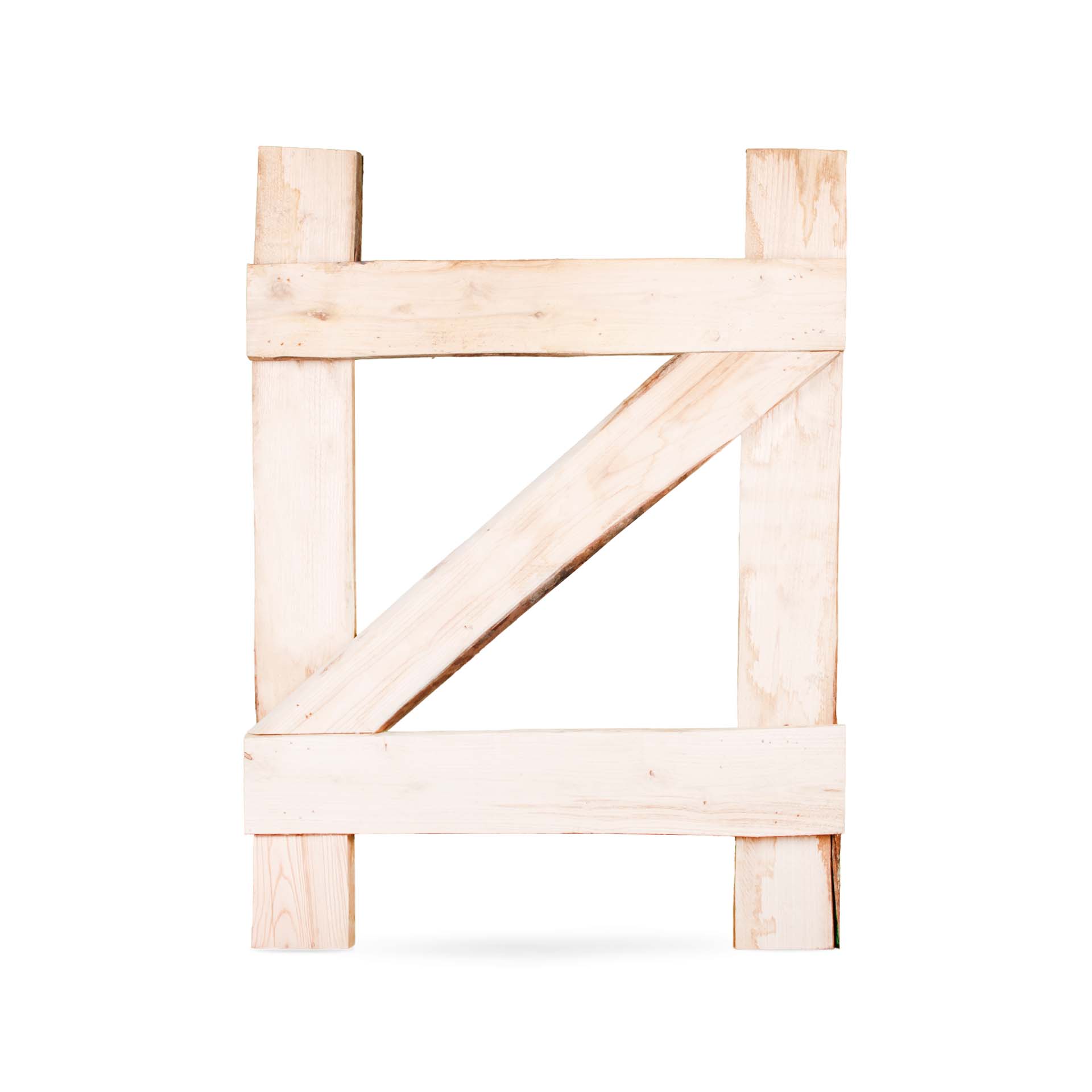 Feldtor/Weidetor (genagelte Ausführung), Edelkastanie B75 cm H100 cm