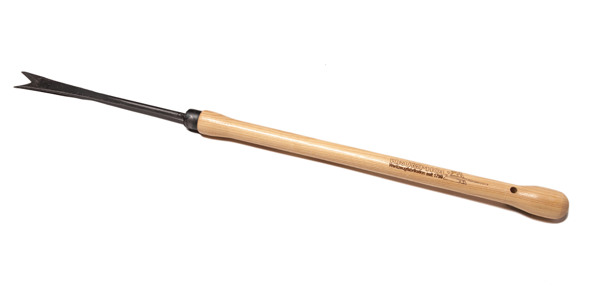 Krumpholz onkruidsteker (gesmeed Ø 8 mm) met essenknopsgreep (48 cm) Krumpholz onkruidsteker (gesmeed Ø 8 mm) met essenknopsgreep (48 cm)