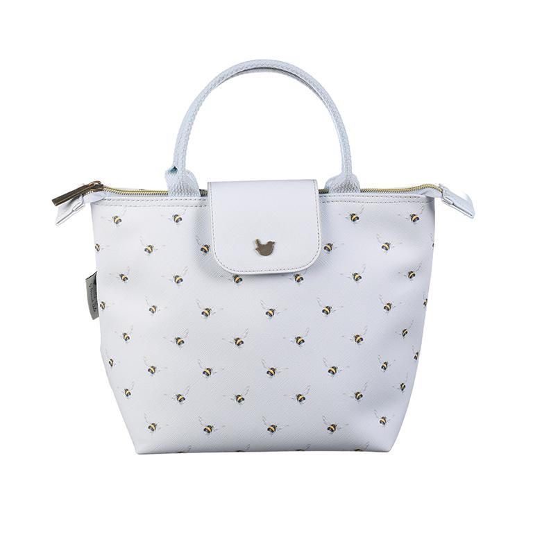 Wrendale Lunchtasche Treat Time hellgrau,  Motiv Hunde