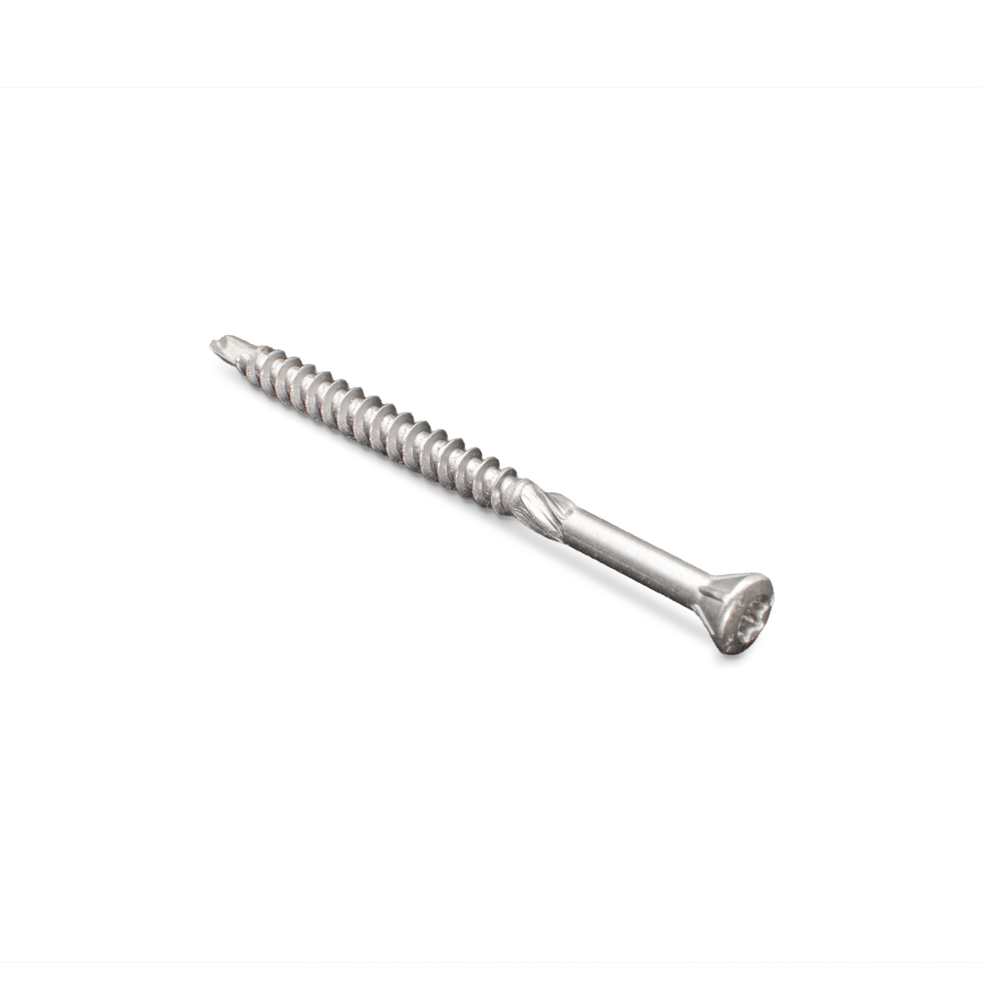 Premium Edelstahlschraube mit Bohrkopf (100 Stück, 5x70mm, Torx) für Polderzaun/Heuvelzaun-Befestigung