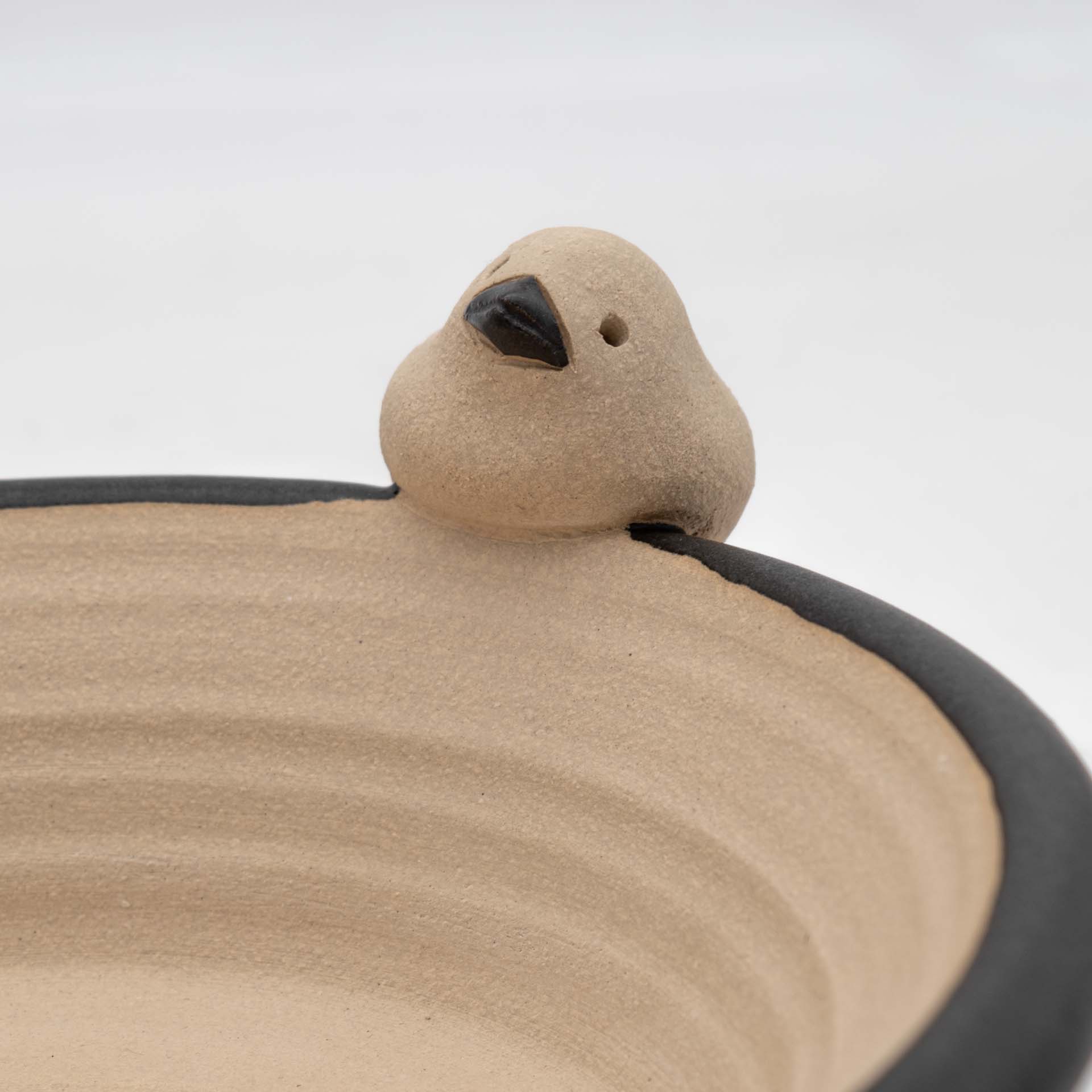 Vogeltränke mini, mit einem Vogel, D 22cm, Farbe Natur Vogeltränke mini, mit einem Vogel, D 22cm, Farbe Natur