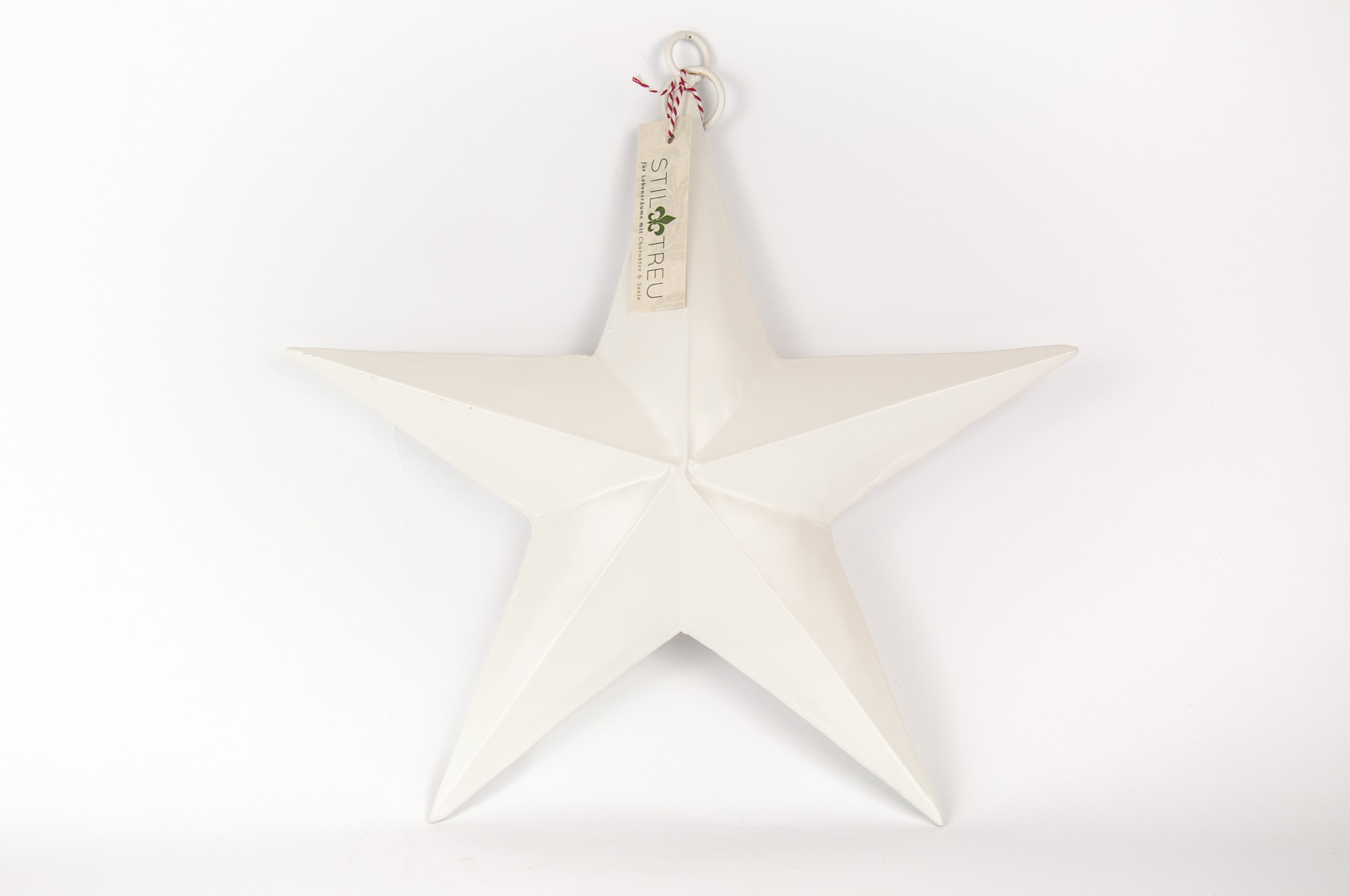 Stern zum Hängen, weiß, wetterbeständig, Ø 43 cm Stern zum Hängen, weiß, wetterbeständig, Ø 43 cm