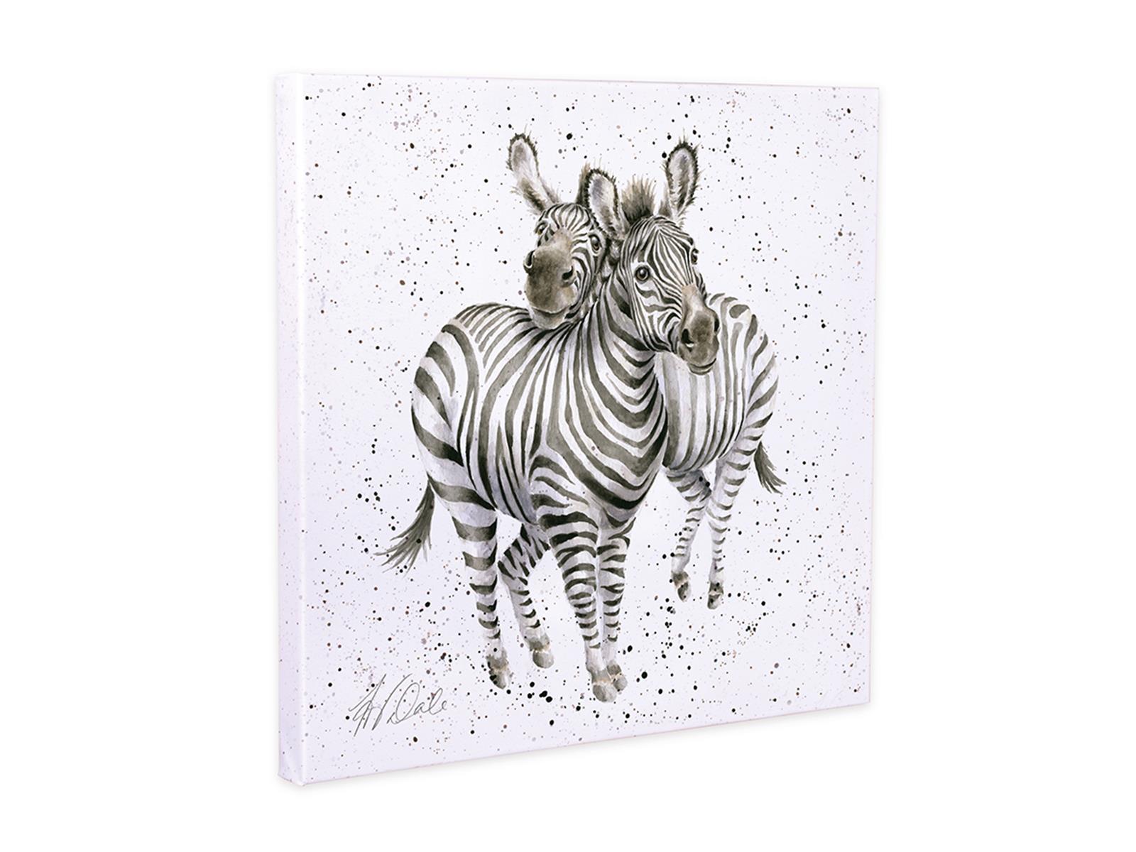 Wrendale Leinwand klein, Aufdruck Zebra Paar, "Still My Favourite", 20x20 cm Wrendale Leinwand klein, Aufdruck Zebra Paar, "Still My Favourite", 20x20 cm
