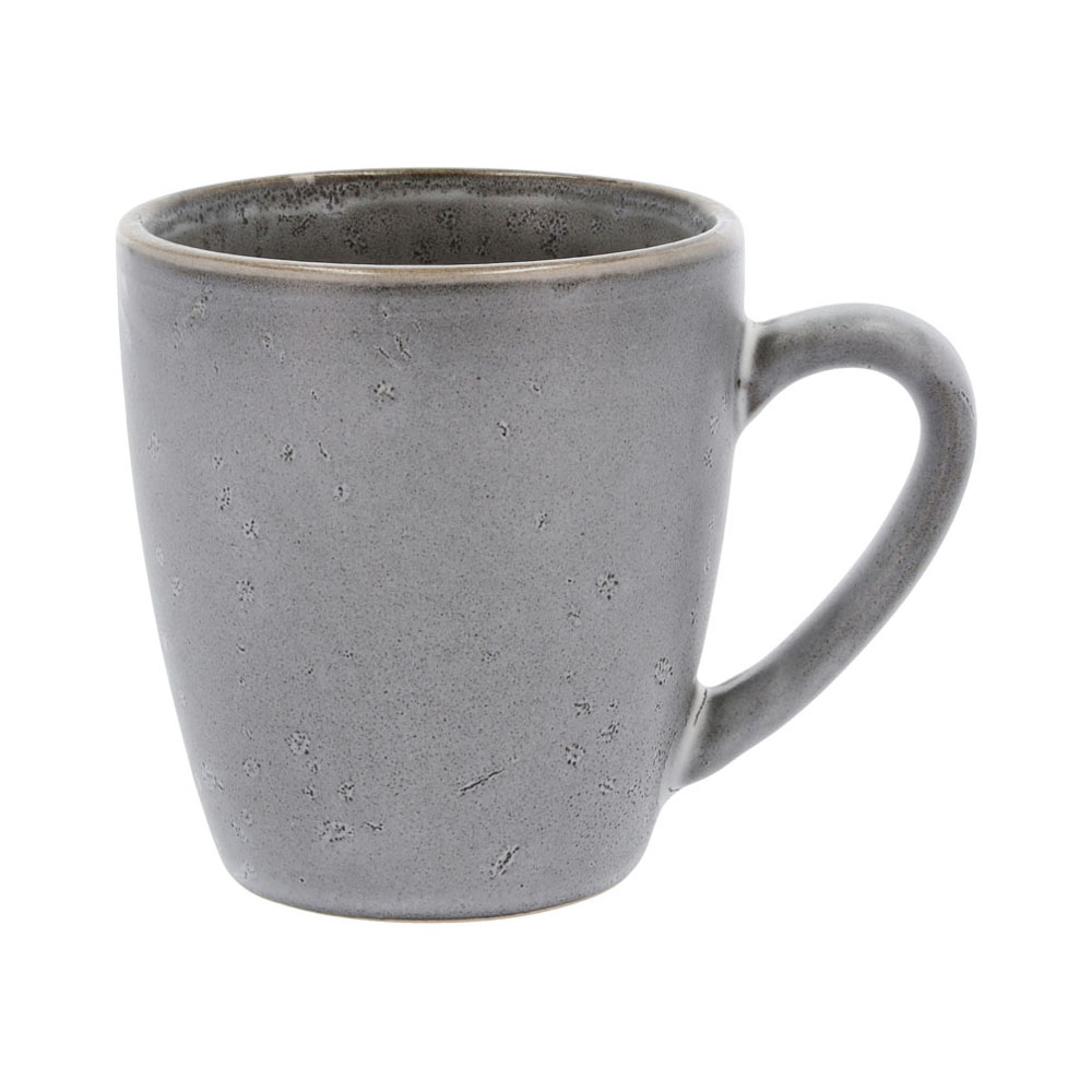 Tasse, Grau, Steingut, 0,19 L Tasse, Grau, Steingut, 0,19 L