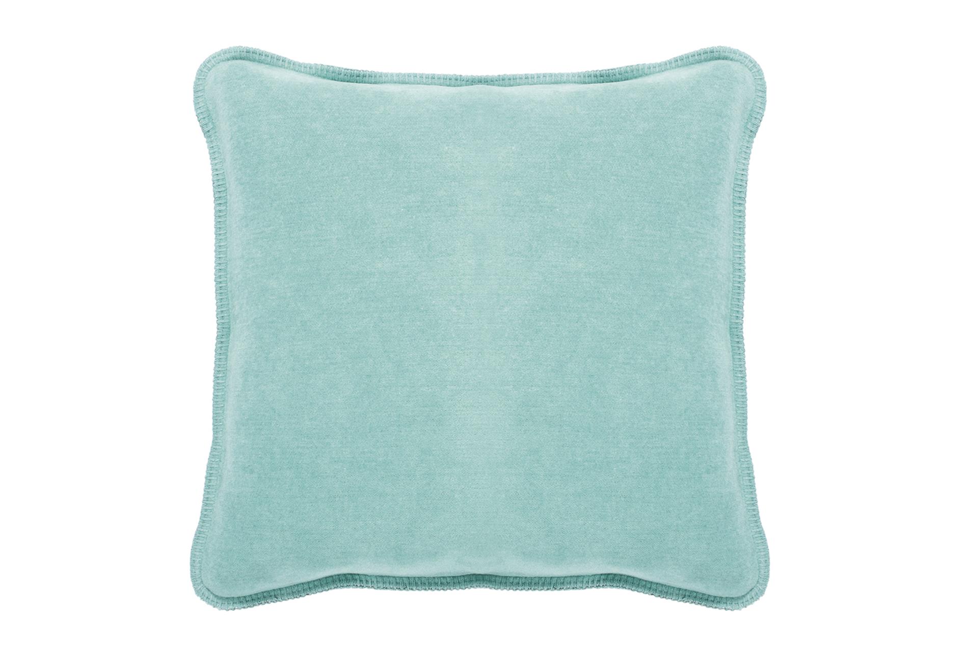 pad Kissenhülle Hobart, grau/türkis, 50x50 cm