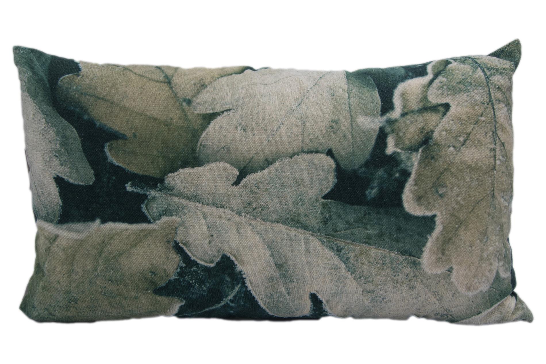 pad Kissenhülle Frost, Blätter, grün, 35x60 cm pad Kissenhülle Frost, Blätter, grün, 35x60 cm