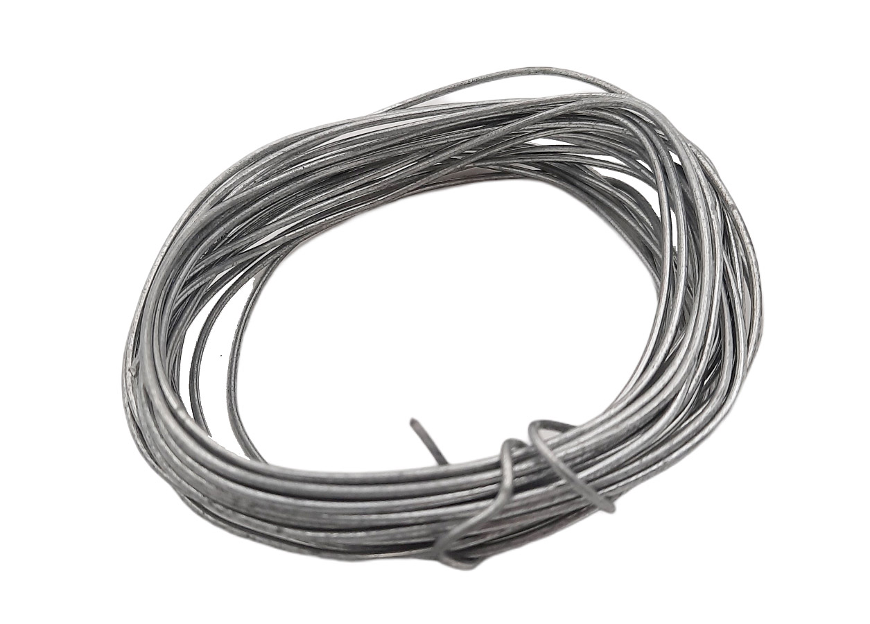 Bindedraht, Stahl roh verzinkt, D 1,3 mm, 5 Meter lang Bindedraht, Stahl roh verzinkt, D 1,3 mm, 5 Meter lang