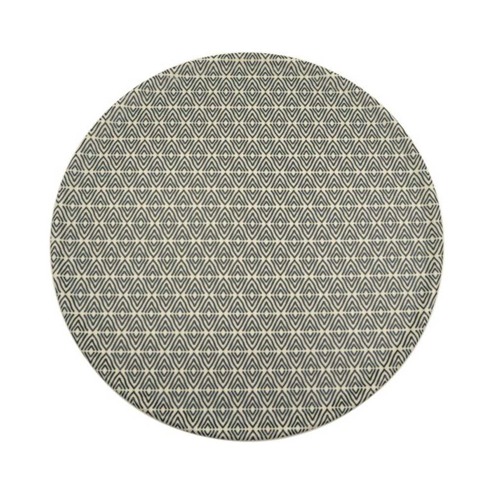 Augusta, Servierteller, Feinsteinzeug, Rautenmuster, blauschwarz/creme, D 31,5cm Augusta, Servierteller, Feinsteinzeug, Rautenmuster, blauschwarz/creme, D 31,5cm