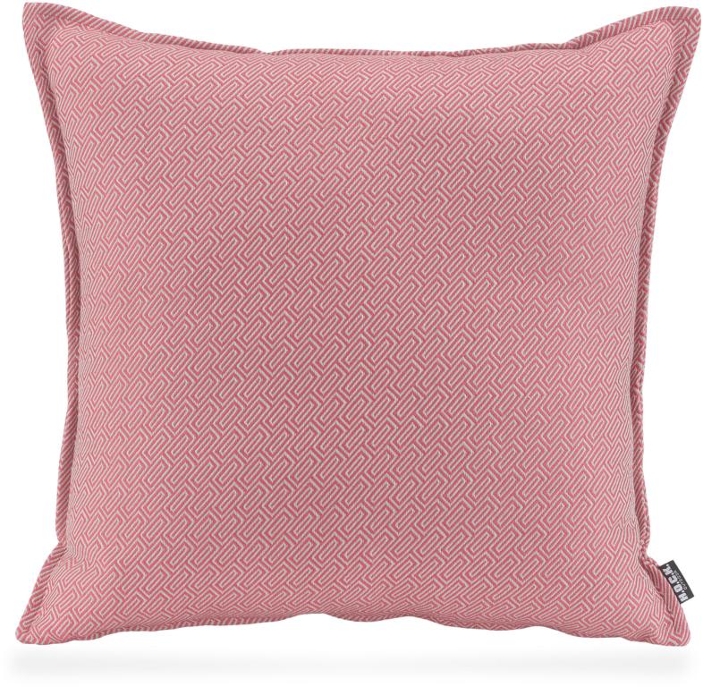 H.O.C.K. Kissen incl. Füllung Billy, Outdoor, rot Gemustert, mit Biese, 50x50cm