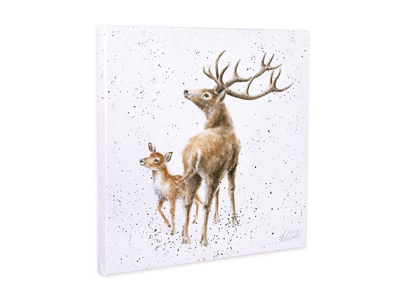 Wrendale Leinwand, Aufdruck Hirsch mit Kitz, "The stars in the bright Sky", 80x80 cm Wrendale Leinwand, Aufdruck Hirsch mit Kitz, "The stars in the bright Sky", 80x80 cm