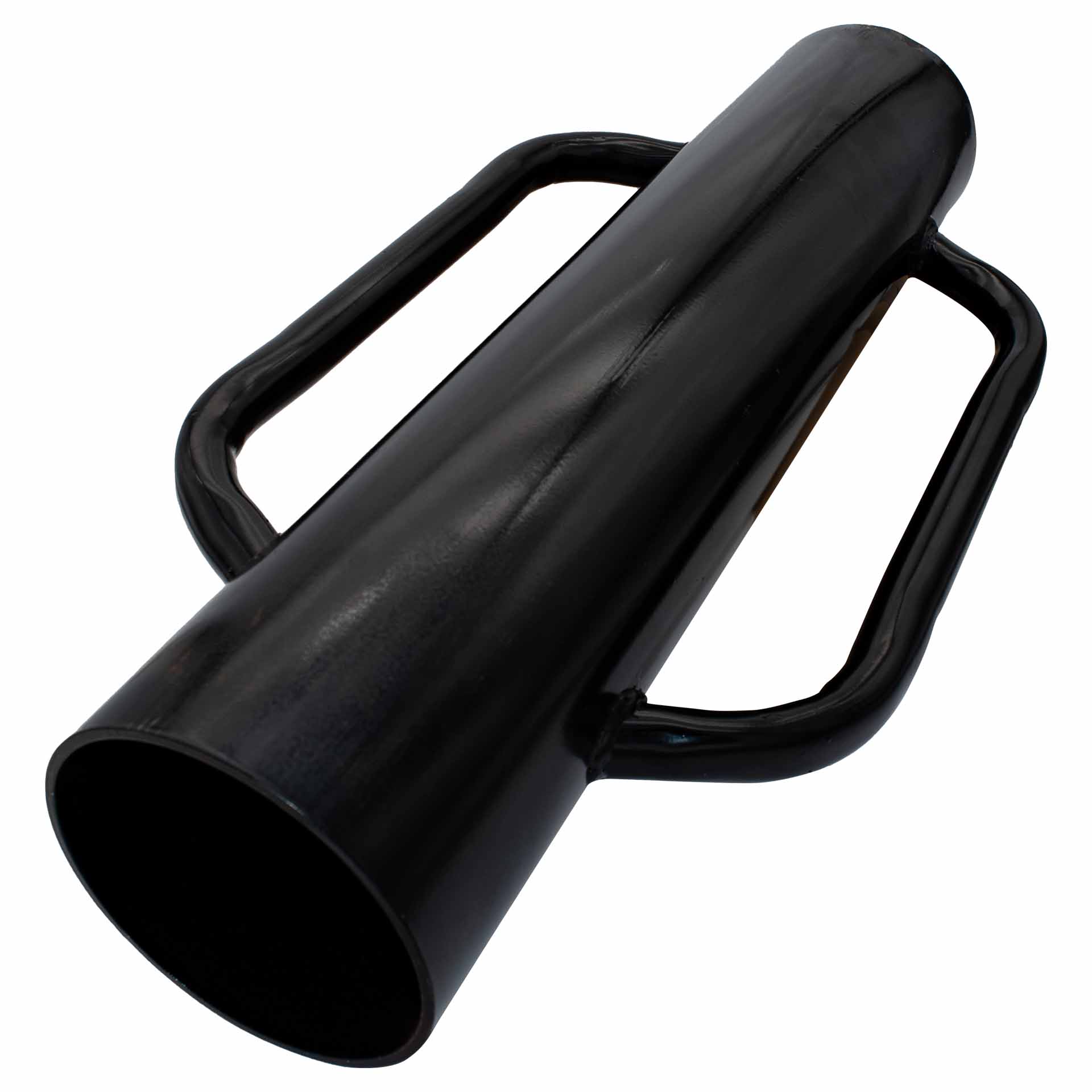 Post driver for fence posts and poles, 13.3 cm diameter, 60 cm height, black