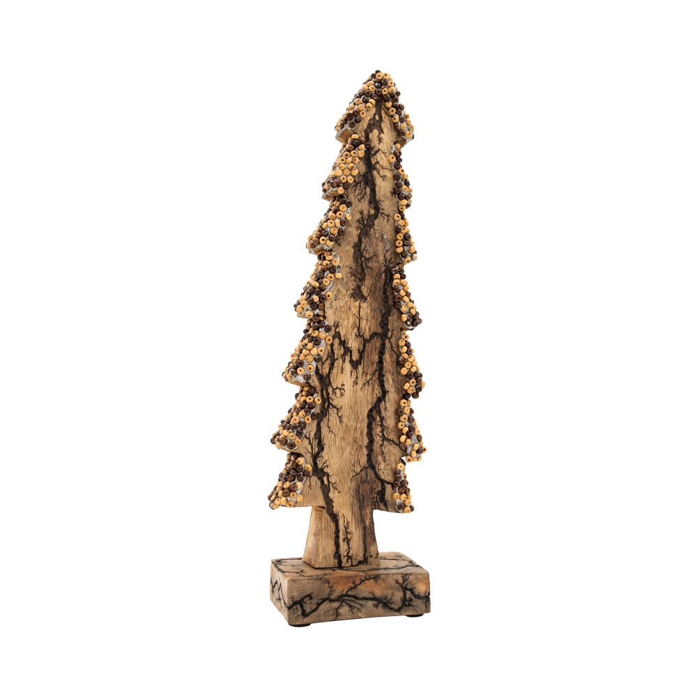 Deko Tannenbaum aus Holz, mit dunkler Maserung Deko Tannenbaum aus Holz, mit dunkler Maserung