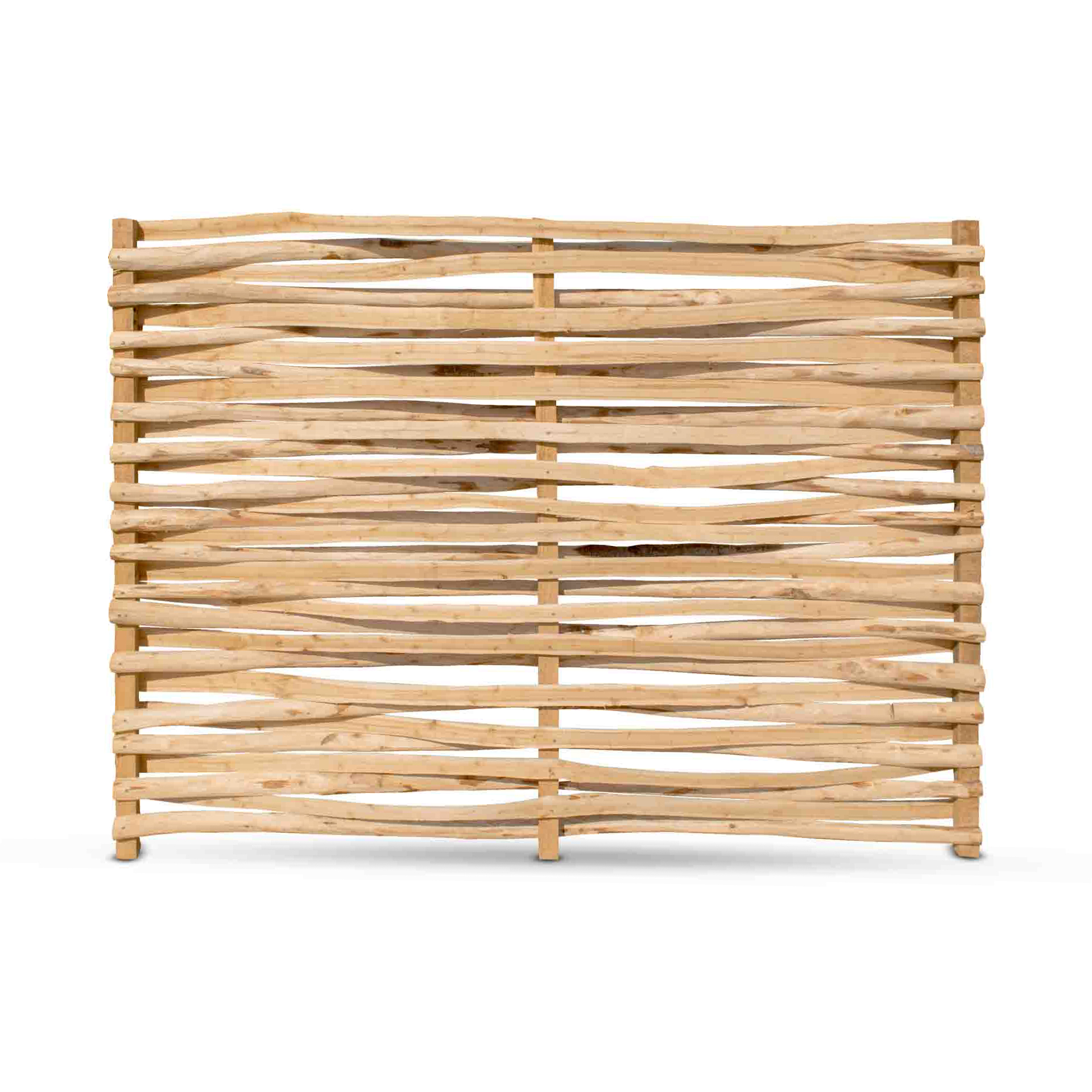 Sichtschutzelement aus Kastanie, Breite 160 cm, Höhe 120 cm Sichtschutzelement aus Kastanie, Breite 160 cm, Höhe 120 cm
