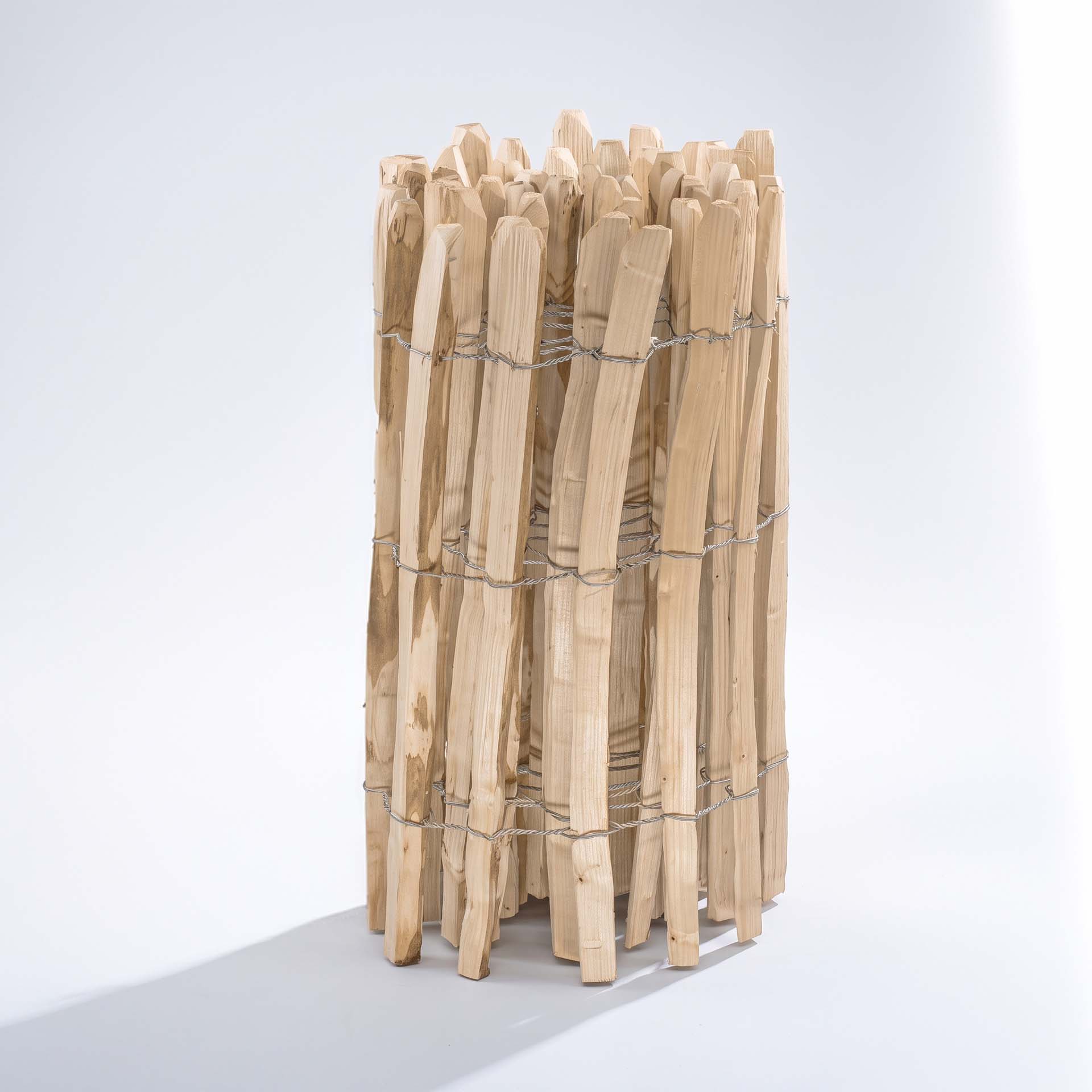 Englischer Staketenzaun Kastanie - Länge 5 Meter, Höhe 75 cm, Lattenabstand 6-8 cm