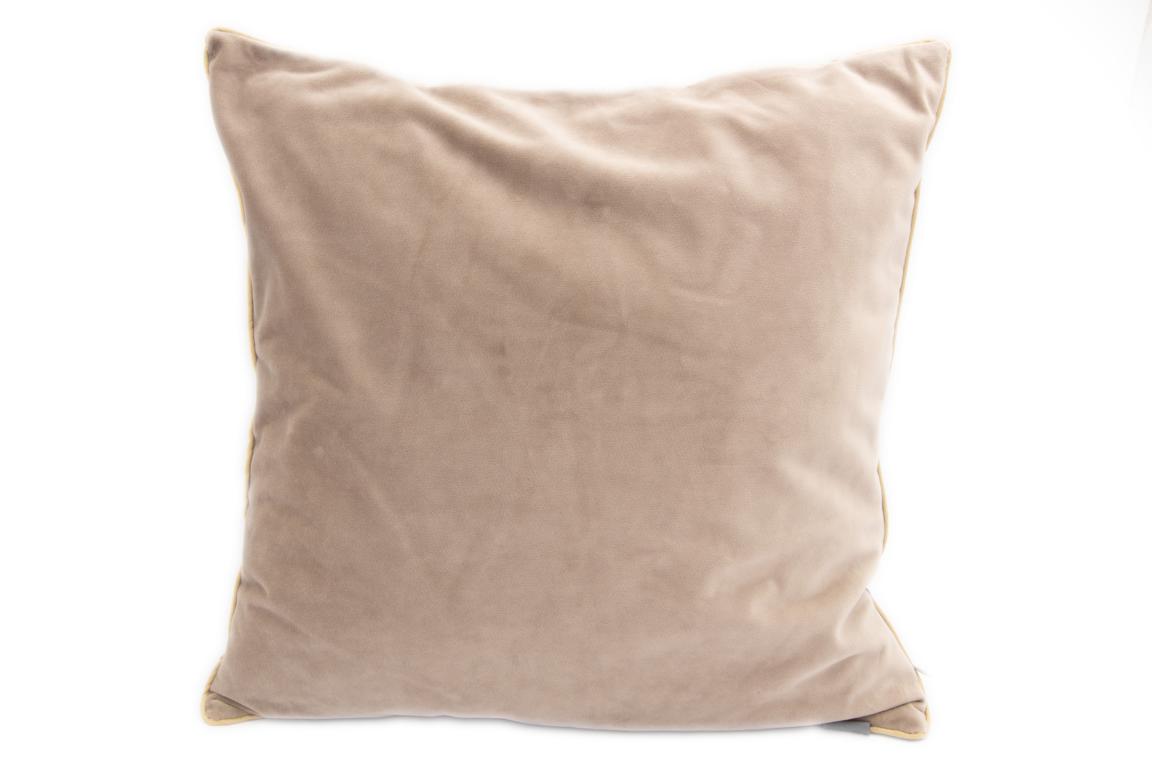 kussenhoes Bivio met gouden stippen, taupe, 40x40 cm