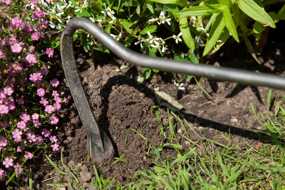 Krumpholz Sauzahn (vloerventilator) met essenhouten handvat