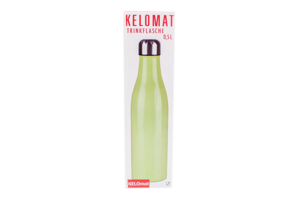 KELOmat Edelstahl Trinkflasche, Nilgrün, 0,5 Liter