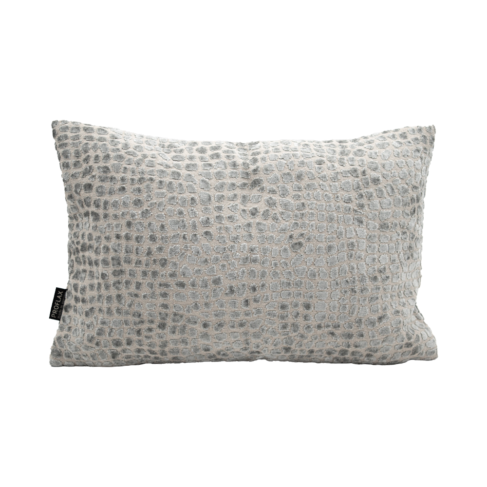 Kissenhülle 27x43cm Farbe Silber