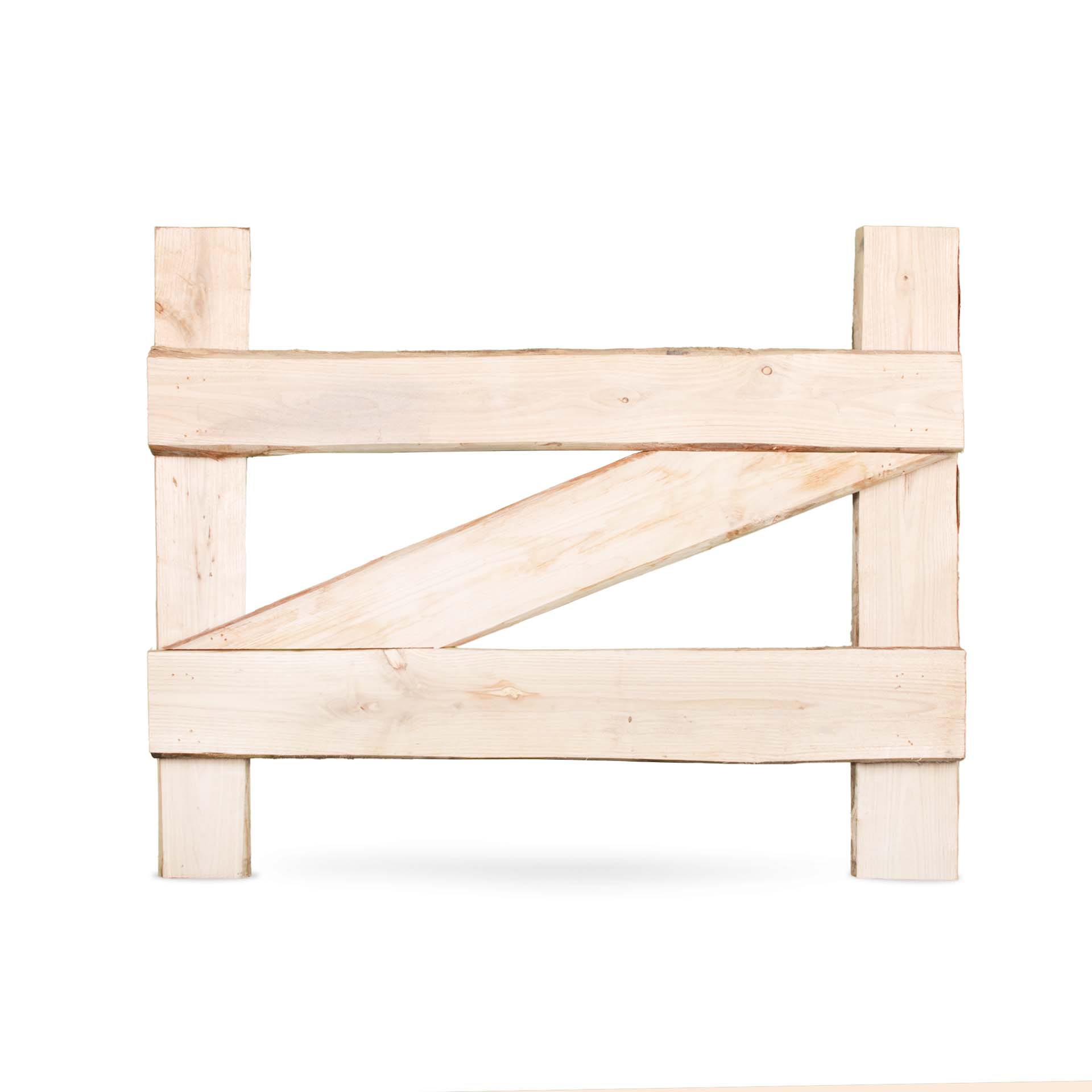 Feldtor/Weidetor (genagelte Ausführung), Edelkastanie B100 cm H80 cm