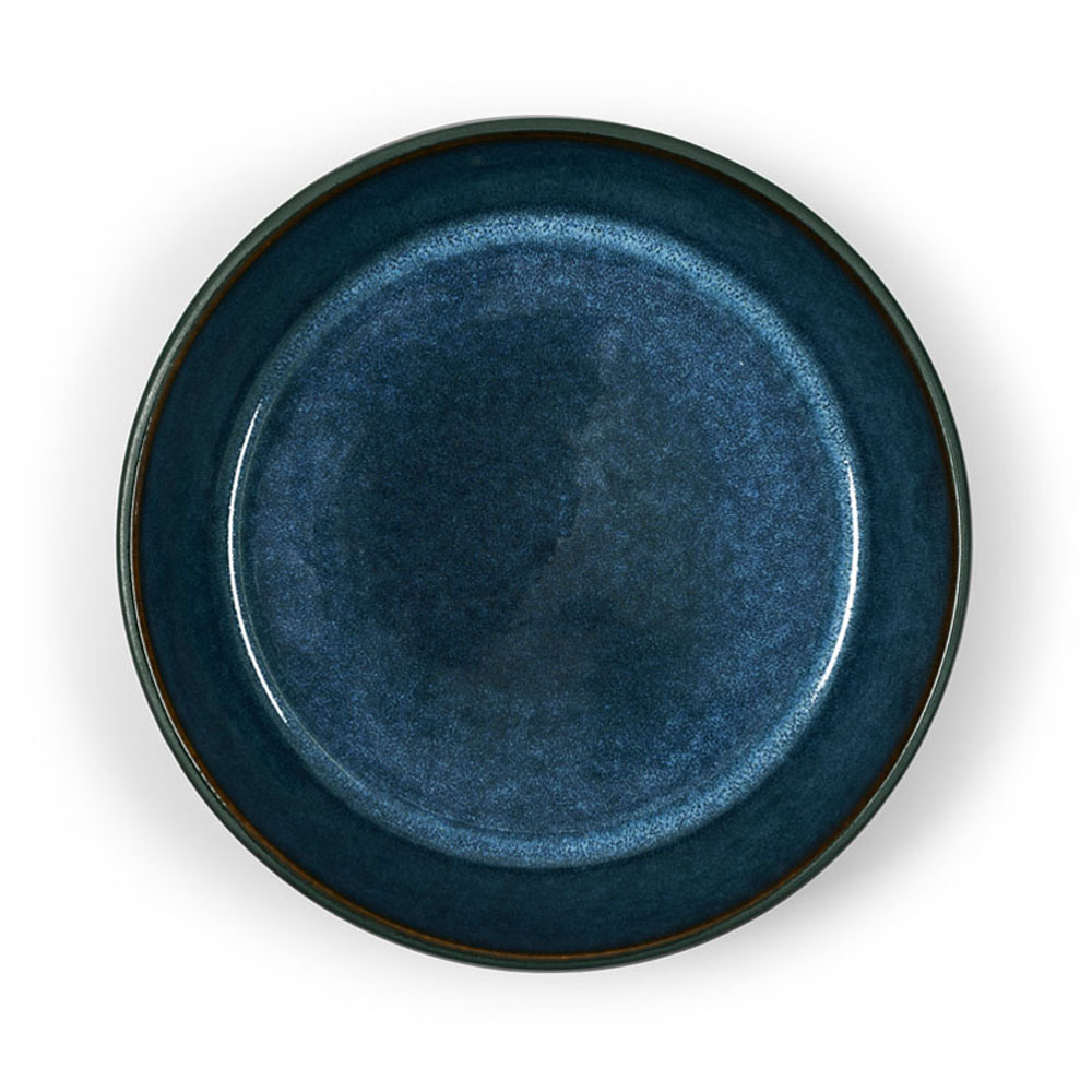 Suppenschale, Schwarz Blau, Steinzeug Suppenschale, Schwarz Blau, Steinzeug