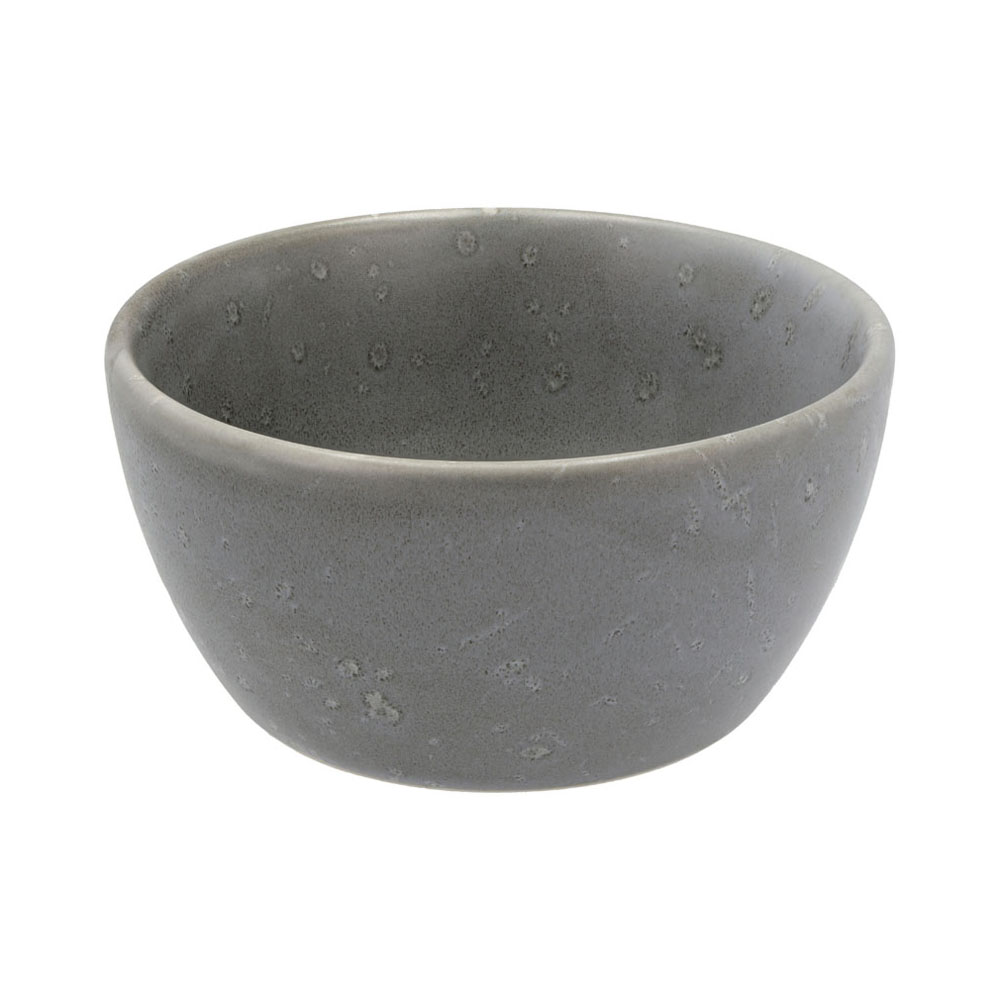 Bitz Schale, Steingut, Grau, D12cm