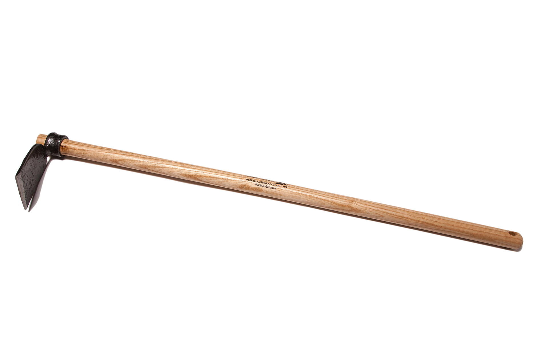 Krumpholz handhakmes (gesmeed) met rond oog en essenhouten steel van 80 cm Krumpholz handhakmes (gesmeed) met rond oog en essenhouten steel van 80 cm