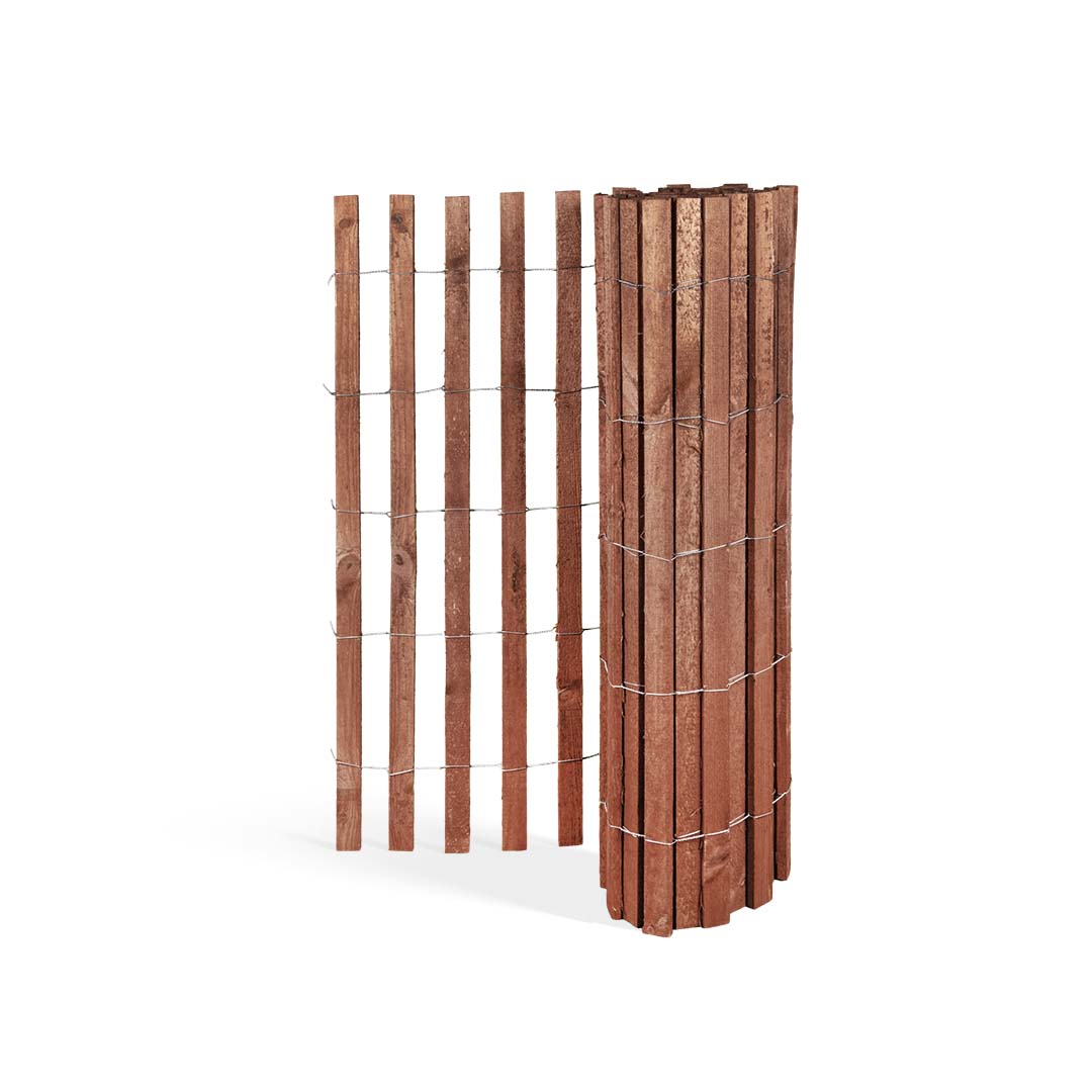 Baumschutz-/ Bissschutzzaun aus Fichte (imprägniert) - Länge 5 Meter, Höhe 120 cm, Lattenabstand ~6 cm
