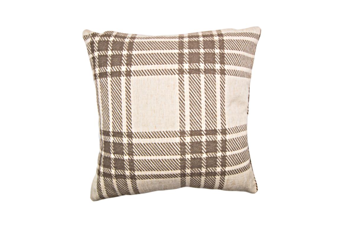 Kissenhülle Graham, beige mit braunen Streifen Muster, 40x40 cm Kissenhülle Graham, beige mit braunen Streifen Muster, 40x40 cm