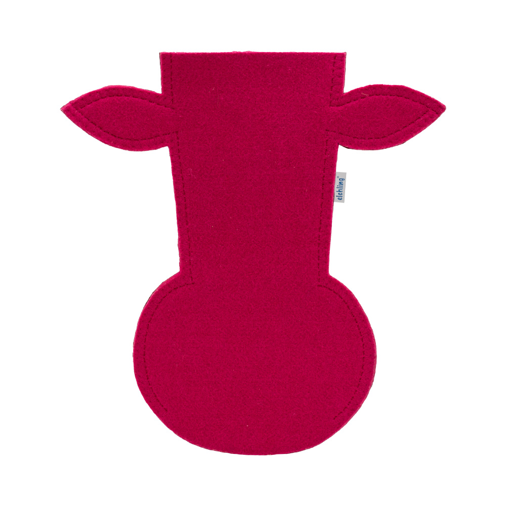 Vasenhusse Elch L 2-farbig pink-wein Vasenhusse Elch L 2-farbig pink-wein