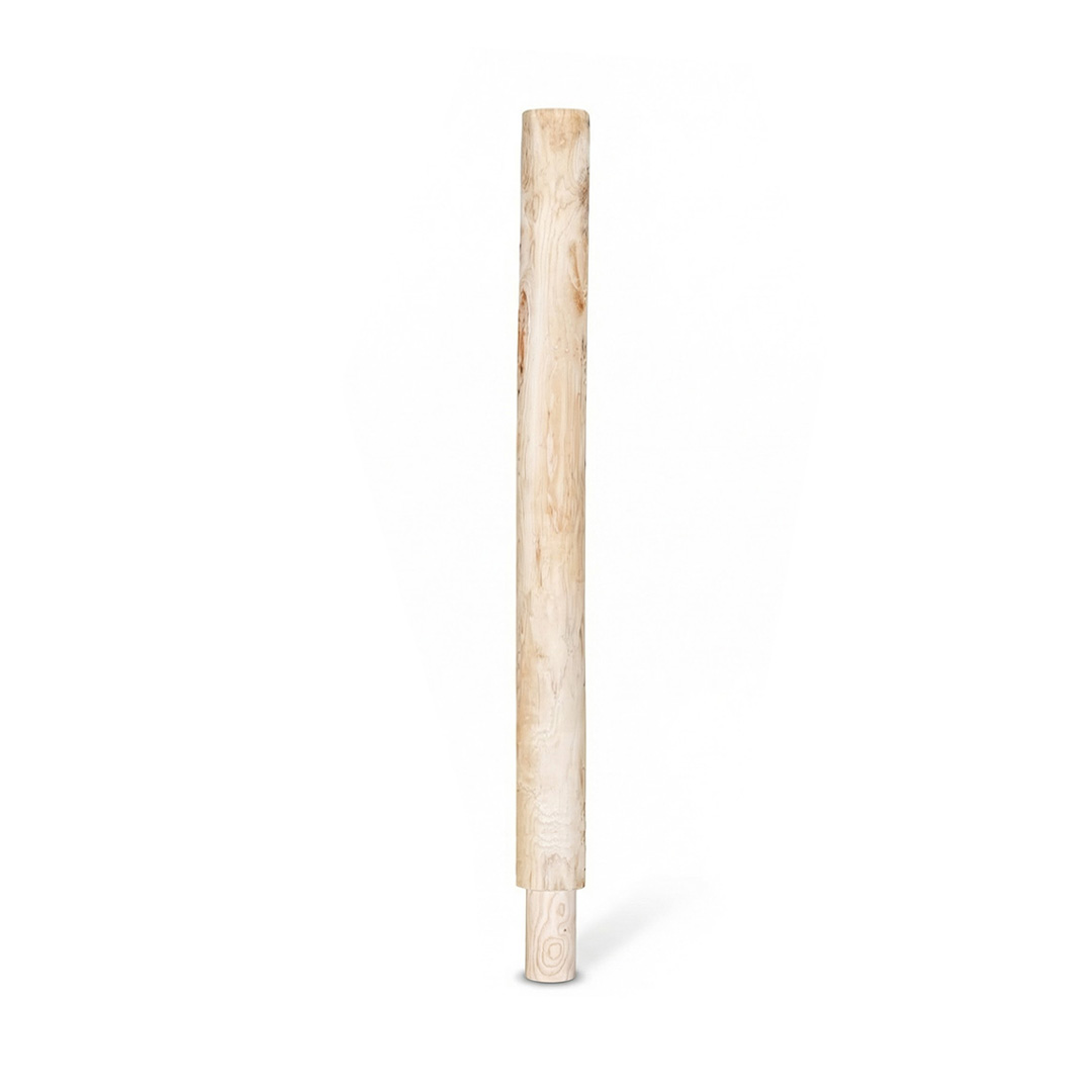 Teilgefräste Pfosten 150 cm für Einschlag- und Aufschraubhülsen 80 mm, Kastanie Teilgefräste Pfosten 150 cm für Einschlag- und Aufschraubhülsen 80 mm, Kastanie